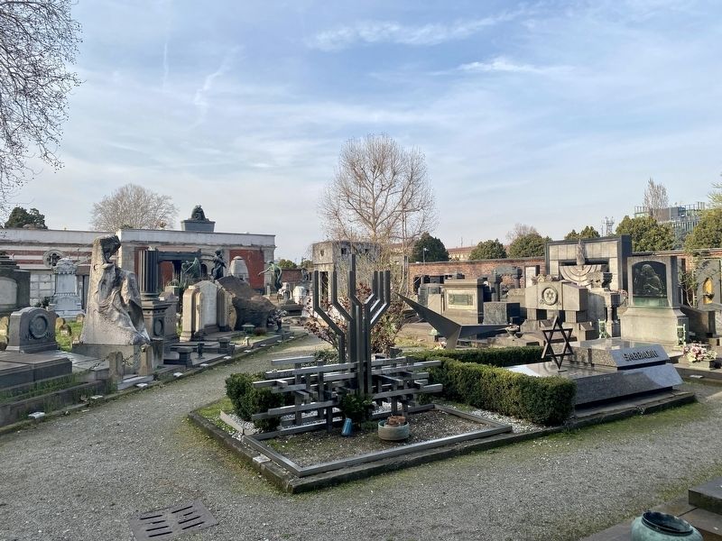 Cimitero Monumentale / Monumental Cemetery - Jewish section. Click for full size. Cimitero Monumentale / Monumental Cemetery - Jewish section image. Click for full size.