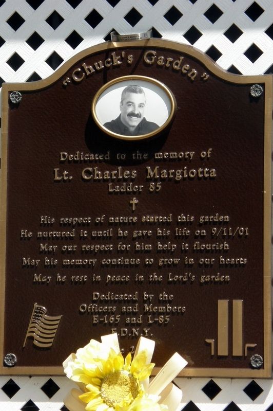 Chuck’s Garden Marker. Click for full size. Chuck’s Garden Marker image. Click for full size.
