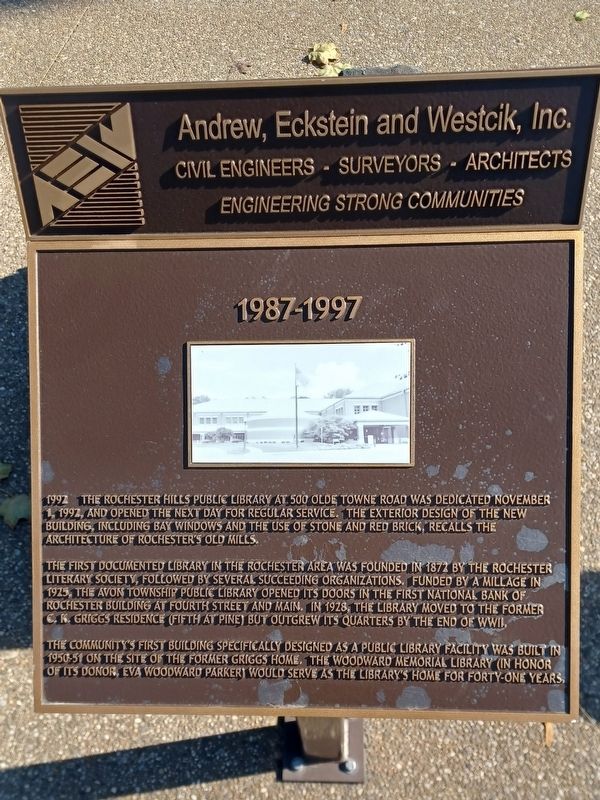 1987-1997 Marker. Click for full size. 1987-1997 Marker image. Click for full size.