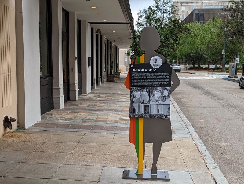 Baton Rouge Sit-Ins Marker image. Click for full size.