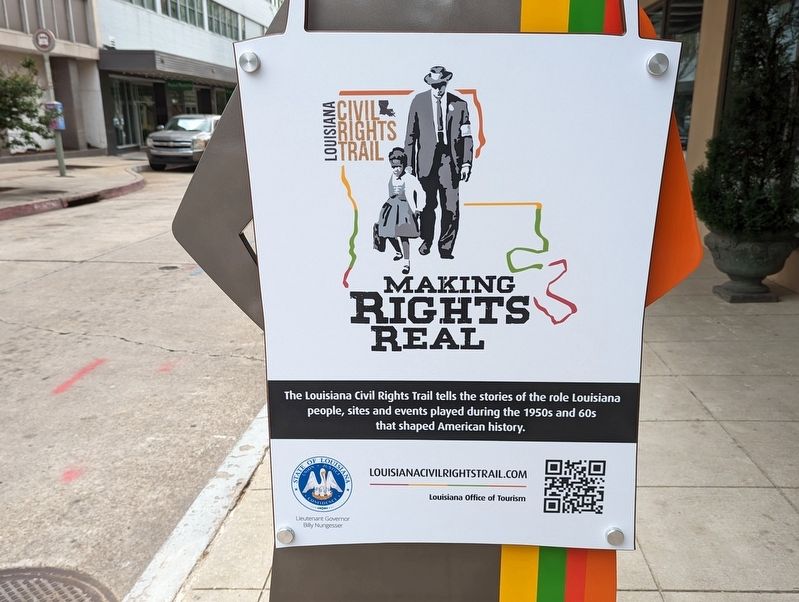 Baton Rouge Sit-Ins Marker image. Click for full size.