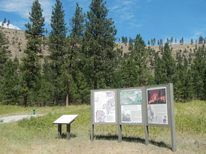 The Blackfoot River Corridor Marker image. Click for full size.