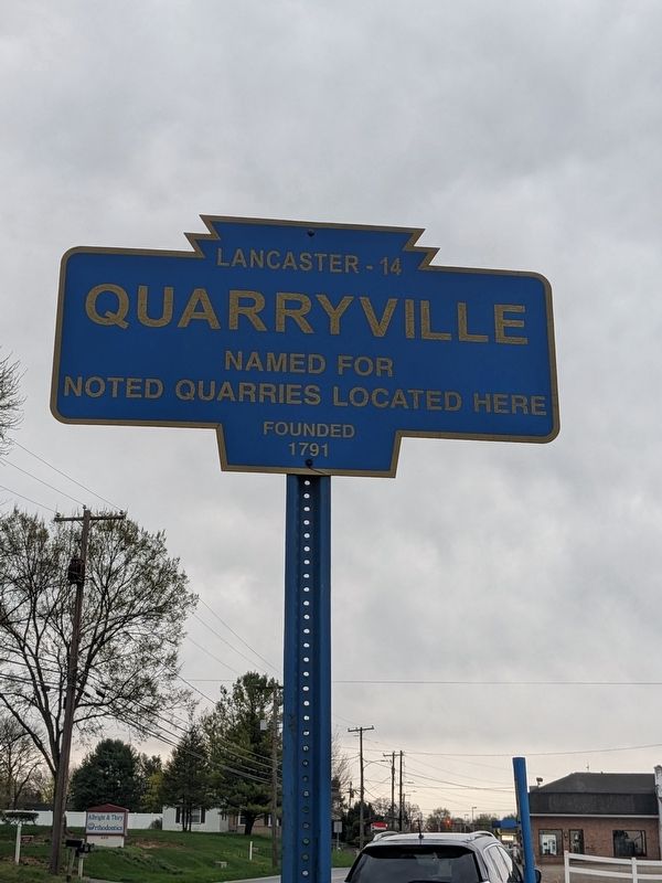Quarryville Marker image. Click for full size.