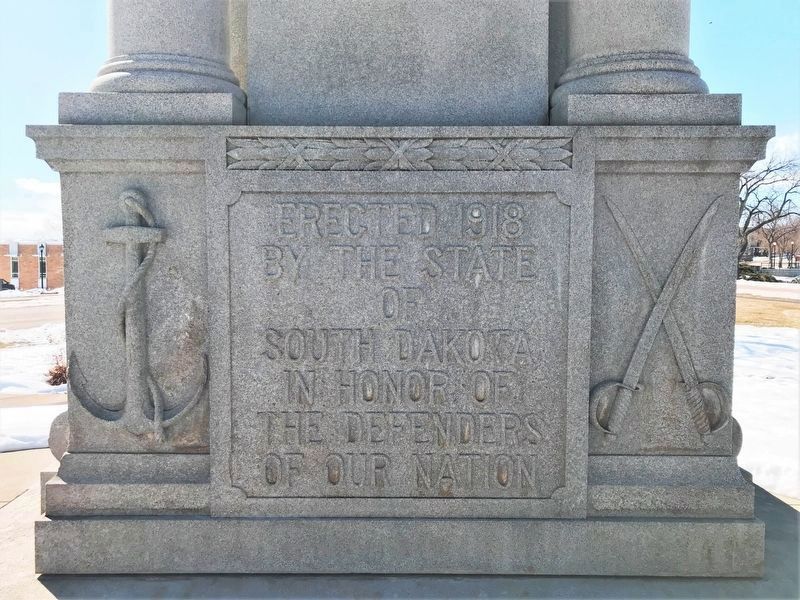 Civil War Monument, Back. Click for full size. Civil War Monument, Back image. Click for full size.