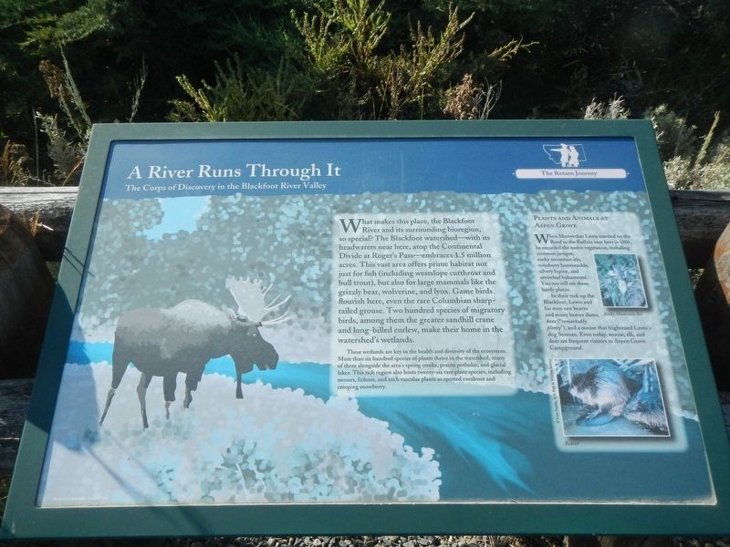 A River Runs Through It Marker image. Click for full size.