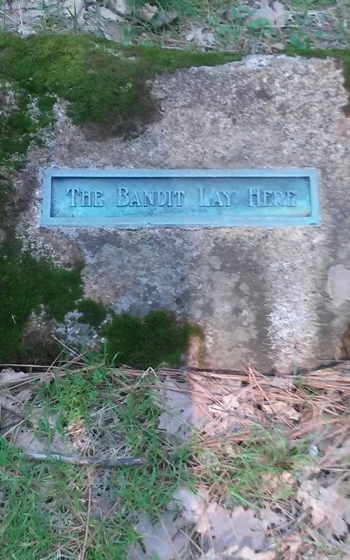 The Bandit's Marker. Click for full size. The Bandit's Marker image. Click for full size.