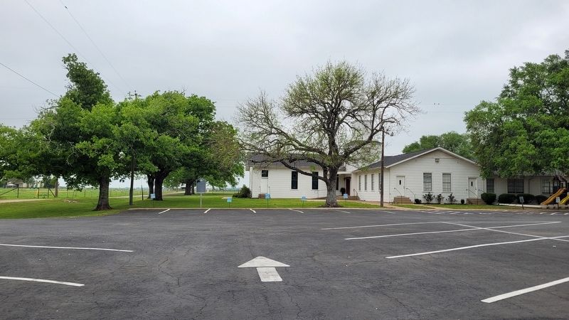 The view of the New Tabor Brethren Church from the parking lot image. Click for full size.