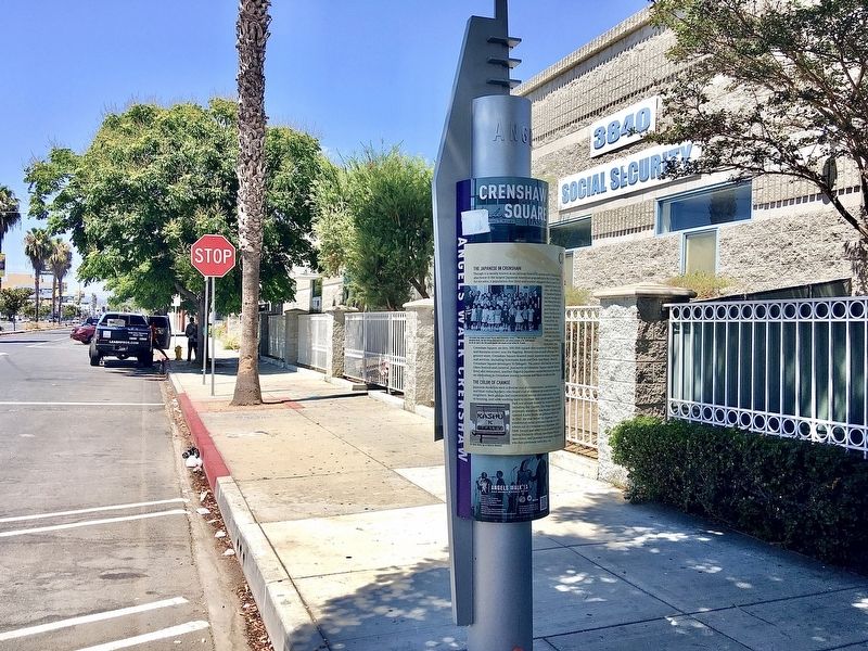 Crenshaw Square Marker. Click for full size. Crenshaw Square Marker image. Click for full size.