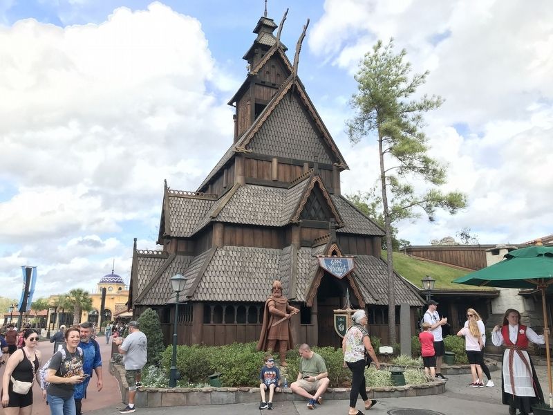 Stave Church Replica at the Norway Pavilion. Click for full size. Stave Church Replica at the Norway Pavilion image. Click for full size.