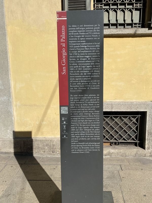 San Giorgio al Palazzo Marker. Click for full size. San Giorgio al Palazzo Marker image. Click for full size.