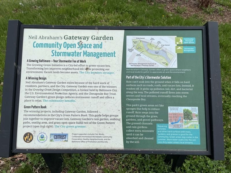 Neil Abraham's Gateway Garden Marker image. Click for full size.