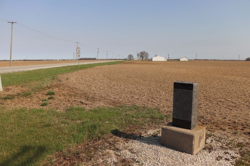 Site of first election in Sims Township Marker image. Click for full size.