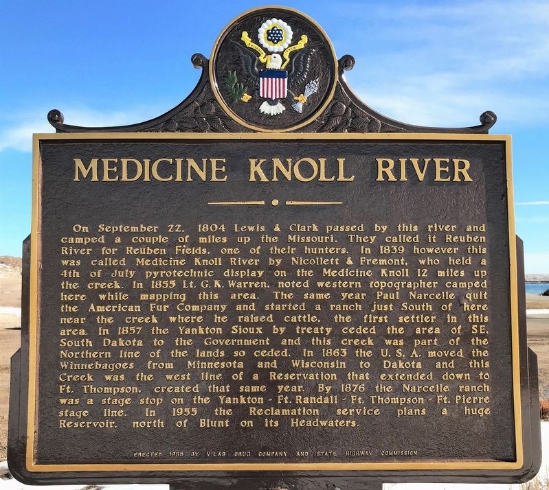 Medicine Knoll River Marker image. Click for full size.