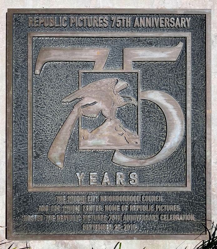 Republic Pictures Marker. Click for full size. Republic Pictures Marker image. Click for full size.