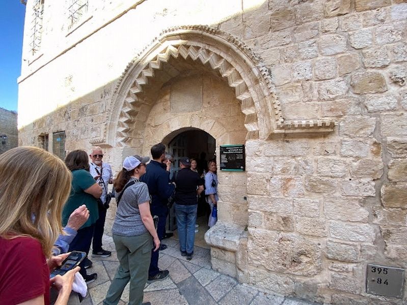 Room of the Last Supper Marker. Click for full size. Room of the Last Supper Marker image. Click for full size.