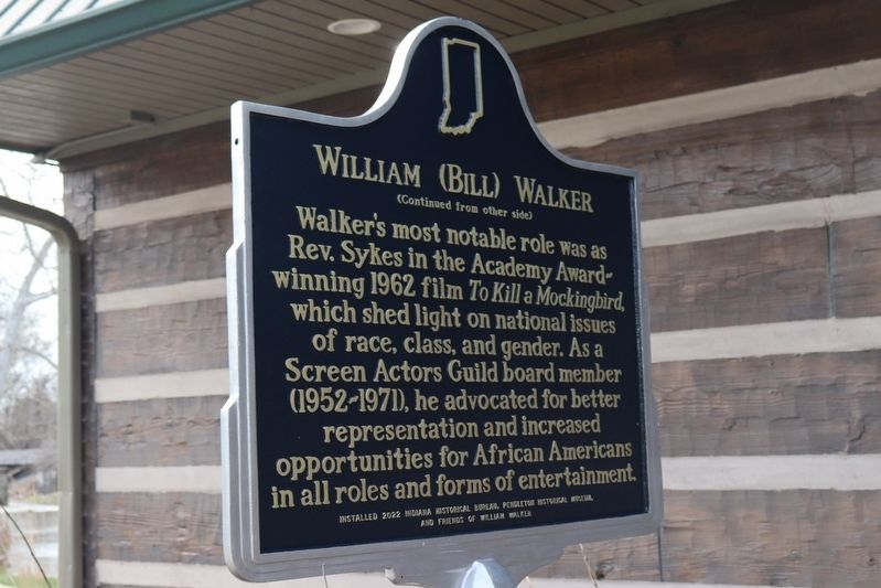 William (Bill) Walker Marker image. Click for full size.