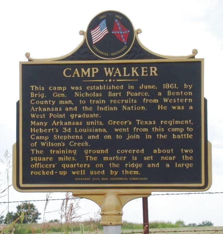 Camp Walker Marker image. Click for full size.