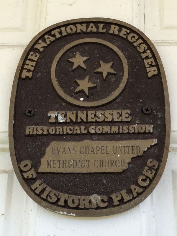 Evans Chapel United Methodist Church Marker image. Click for full size.