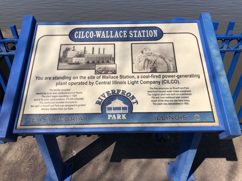 CILCO-Wallace Station Marker image. Click for full size.