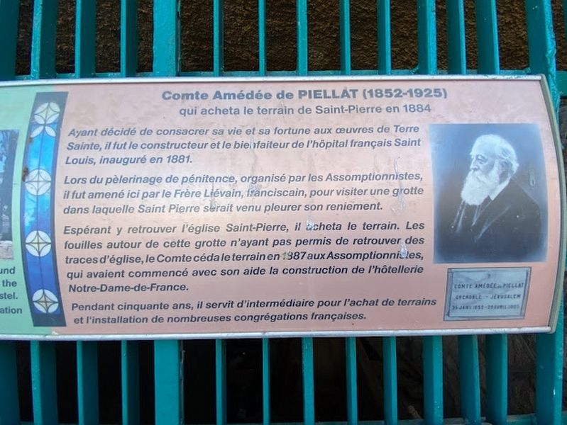 Count Amedee de Piellat (1852-1925) Marker image. Click for full size.