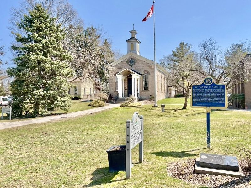 The Founding of Ancaster Marker image, Touch for more information