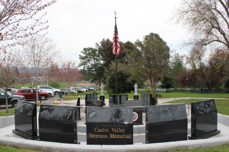 Castro Valley Veterans Memorial image. Click for full size.