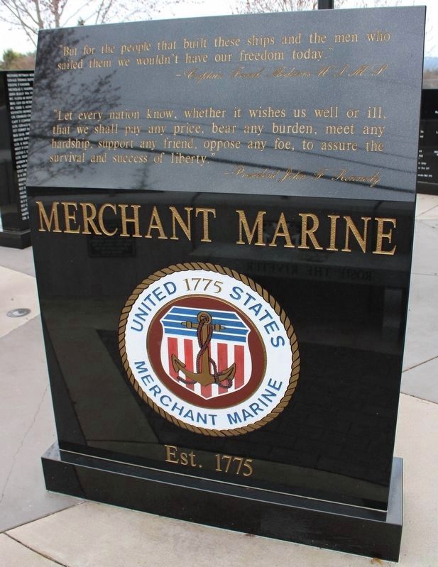 Merchant Marine Est. 1775 image. Click for full size.