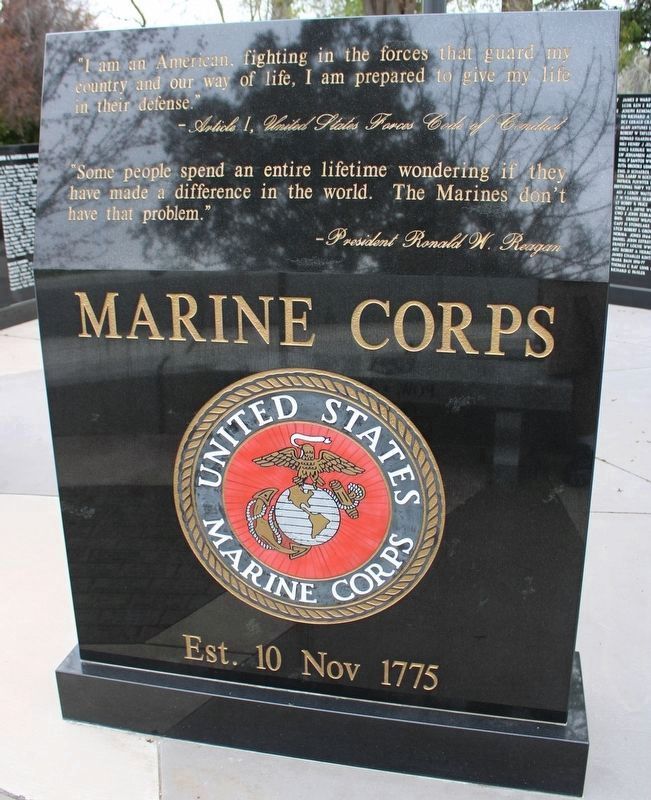 Marine Corps Est. 10 Nov 1775 image. Click for full size.