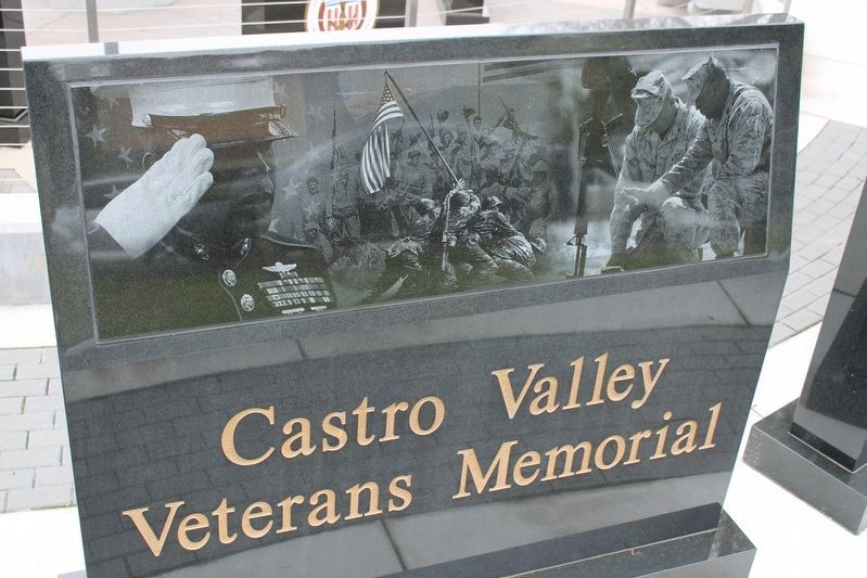 Castro Valley Veterans Memorial image. Click for full size.