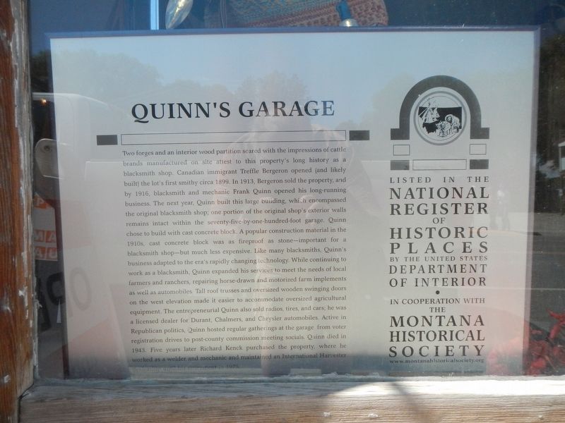 Quinn's Garage Marker image. Click for full size.
