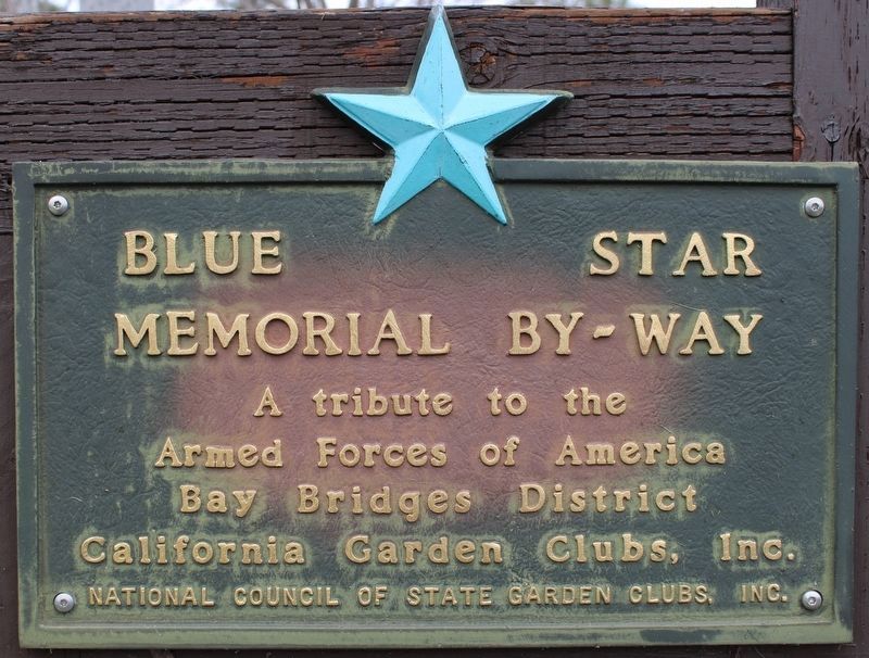 Blue Star Memorial By-Way Plaque image. Click for full size.