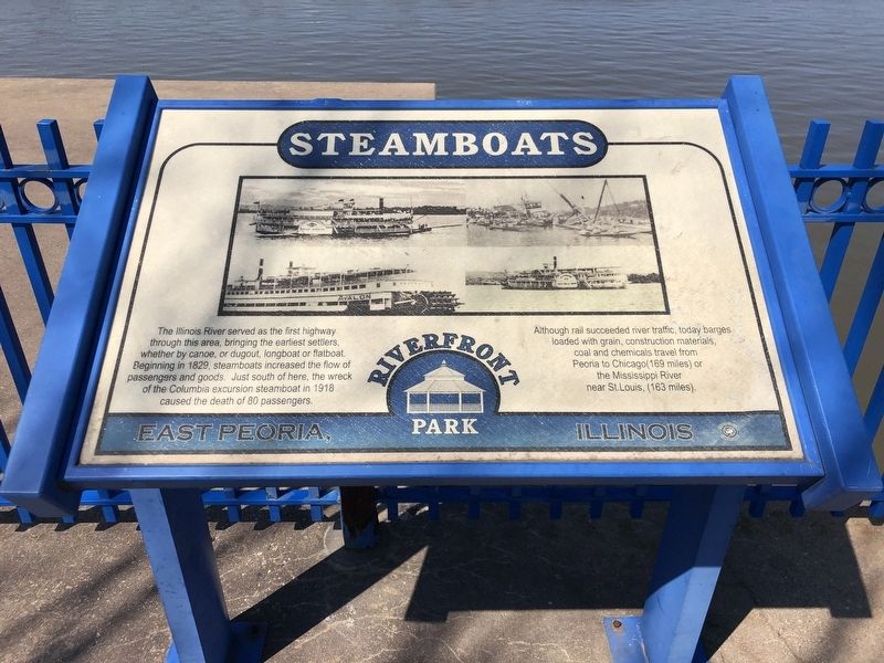 Steamboats Marker image. Click for full size.