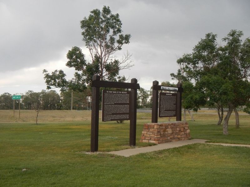 The Front Range of the Rockies Marker image. Click for full size.