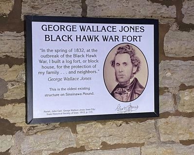 George Wallace Jones Marker. Click for full size. George Wallace Jones Marker image. Click for full size.