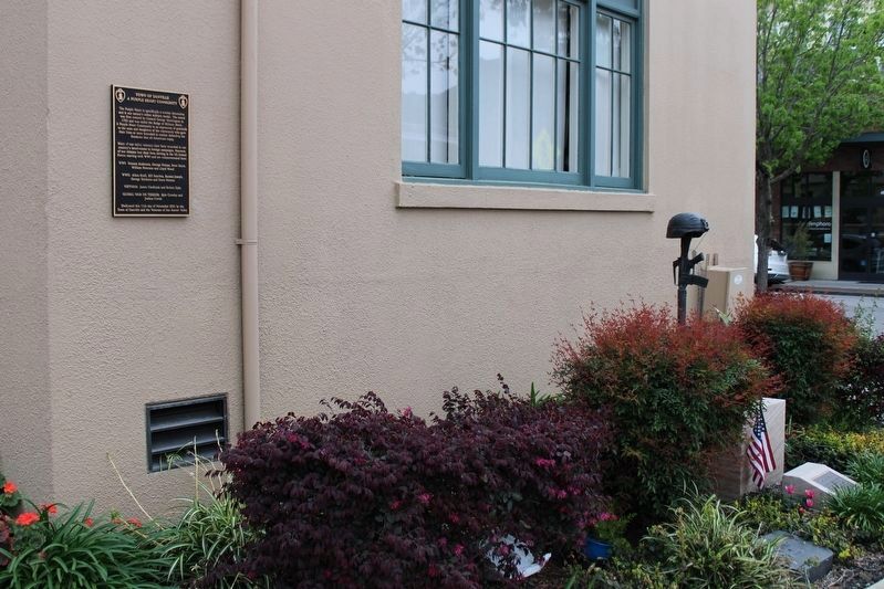 A Purple Heart Community Marker image. Click for full size.