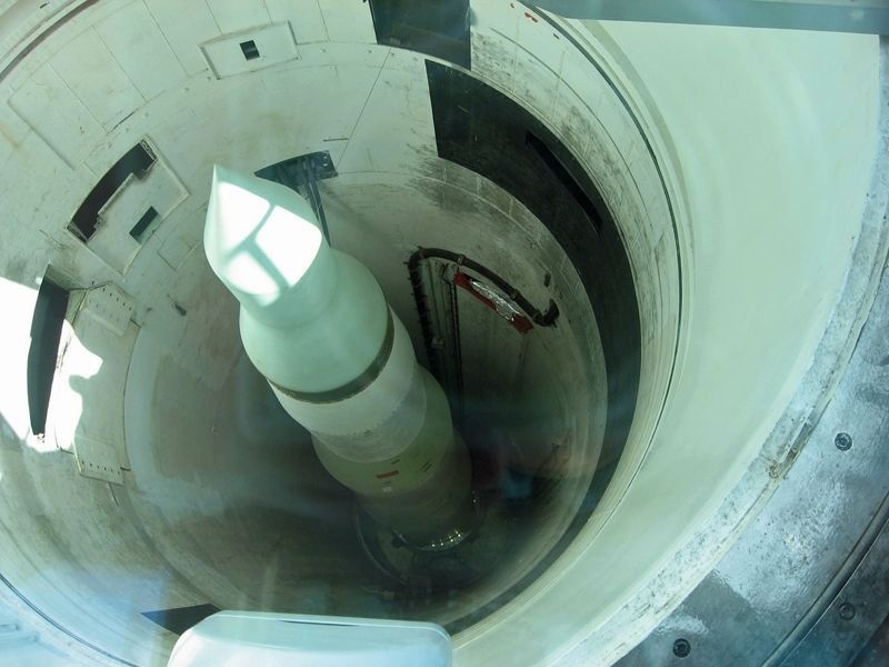 Minuteman III in its silo. image. Click for full size.