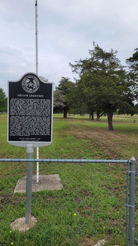 Shiloh Cemetery Marker image. Click for full size.