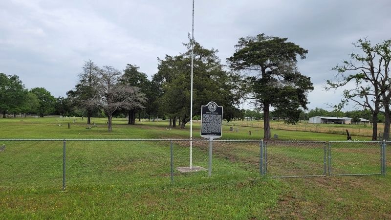 Shiloh Cemetery and Marker image. Click for full size.