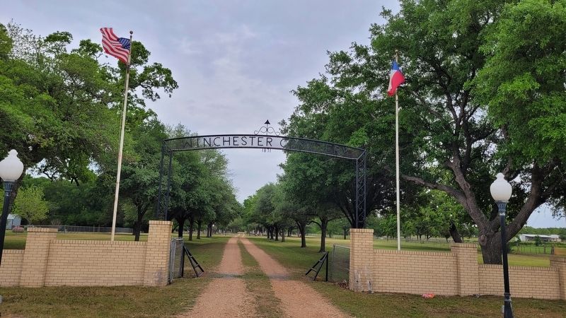 The main entrance to the Winchester Cemetery. Click for full size. The main entrance to the Winchester Cemetery image. Click for full size.