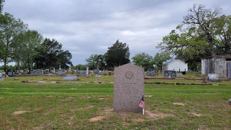 The Simon Peter Ford Marker in the Pitman Cemetery image. Click for full size.