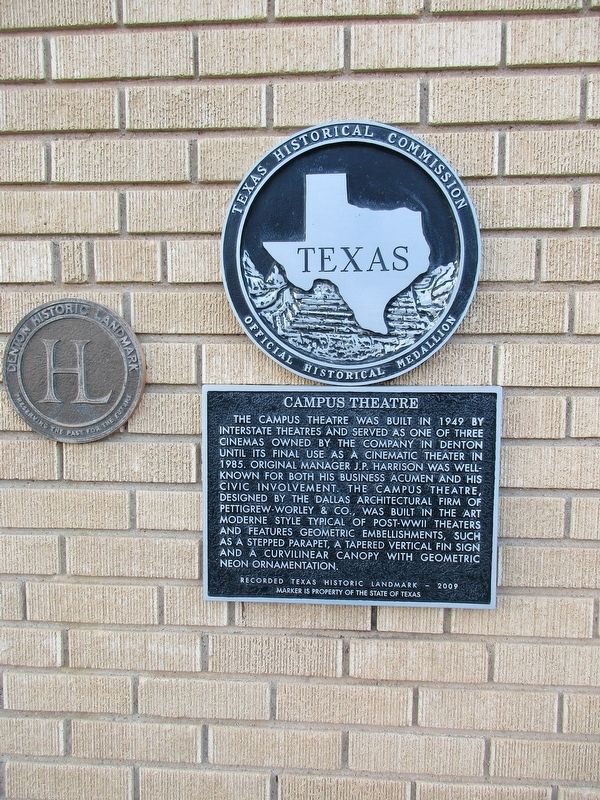 Campus Theatre Marker. Click for full size. Campus Theatre Marker image. Click for full size.