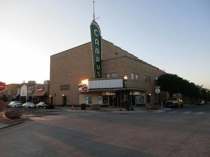 Campus Theatre and Marker. Click for full size. Campus Theatre and Marker image. Click for full size.
