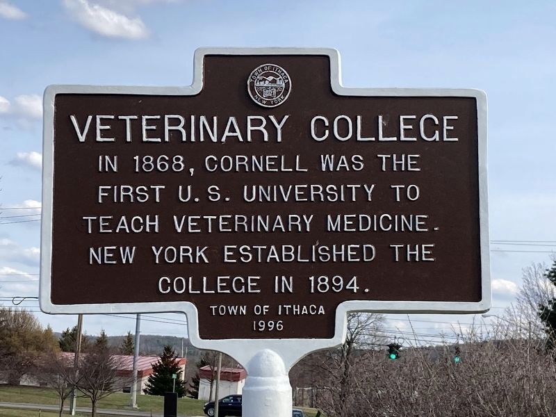 Veterinary College Marker image. Click for full size.
