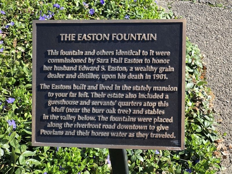 The Easton Fountain Marker image. Click for full size.