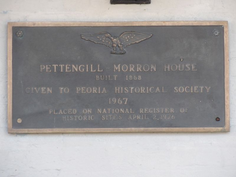 Pettengill-Morron House Marker. Click for full size. Pettengill-Morron House Marker image. Click for full size.