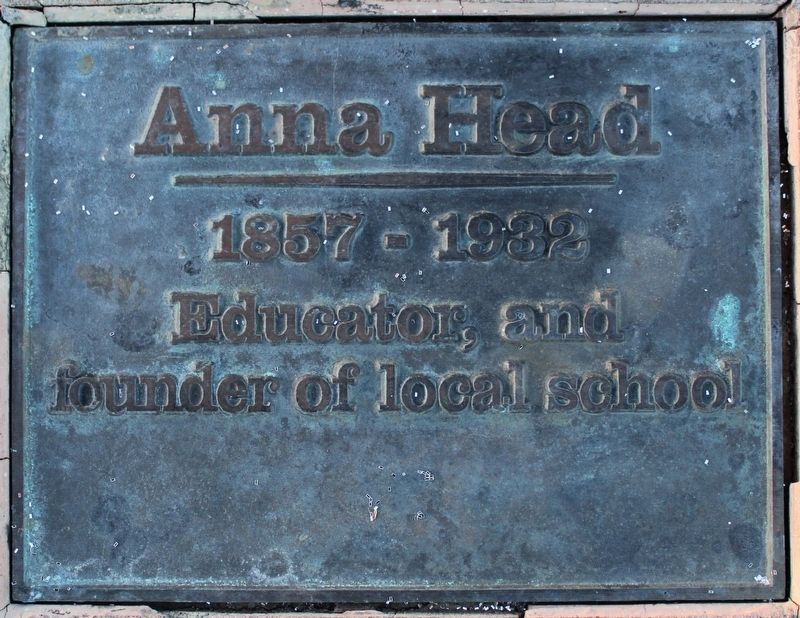 Anna Head Marker. Click for full size. Anna Head Marker image. Click for full size.