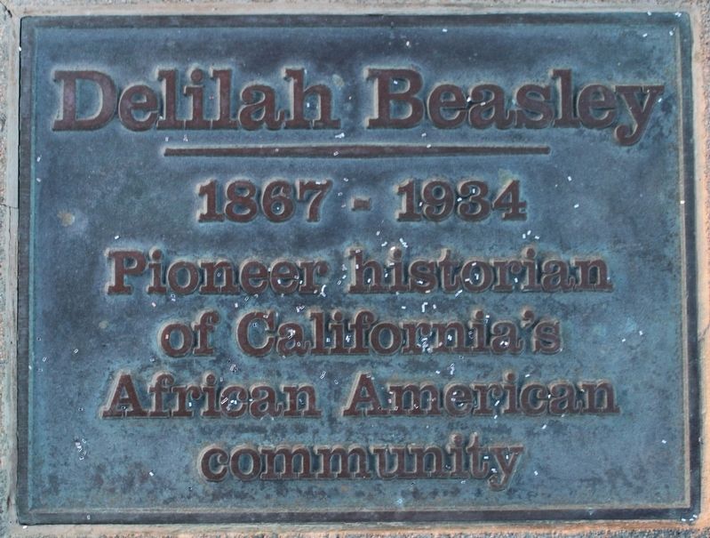 Delilah Beasley Marker image. Click for full size.