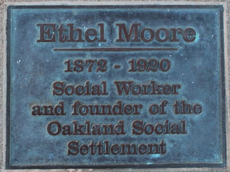 Ethel Moore Marker image. Click for full size.