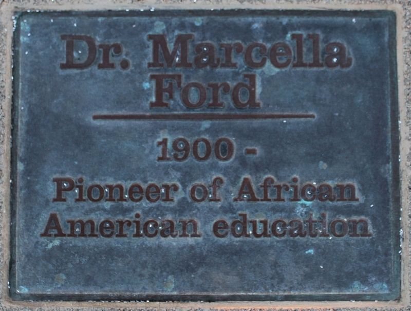 Dr. Marcella Ford Marker image. Click for full size.