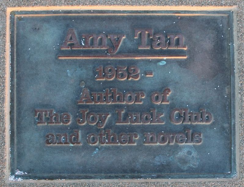 Amy Tan Marker. Click for full size. Amy Tan Marker image. Click for full size.